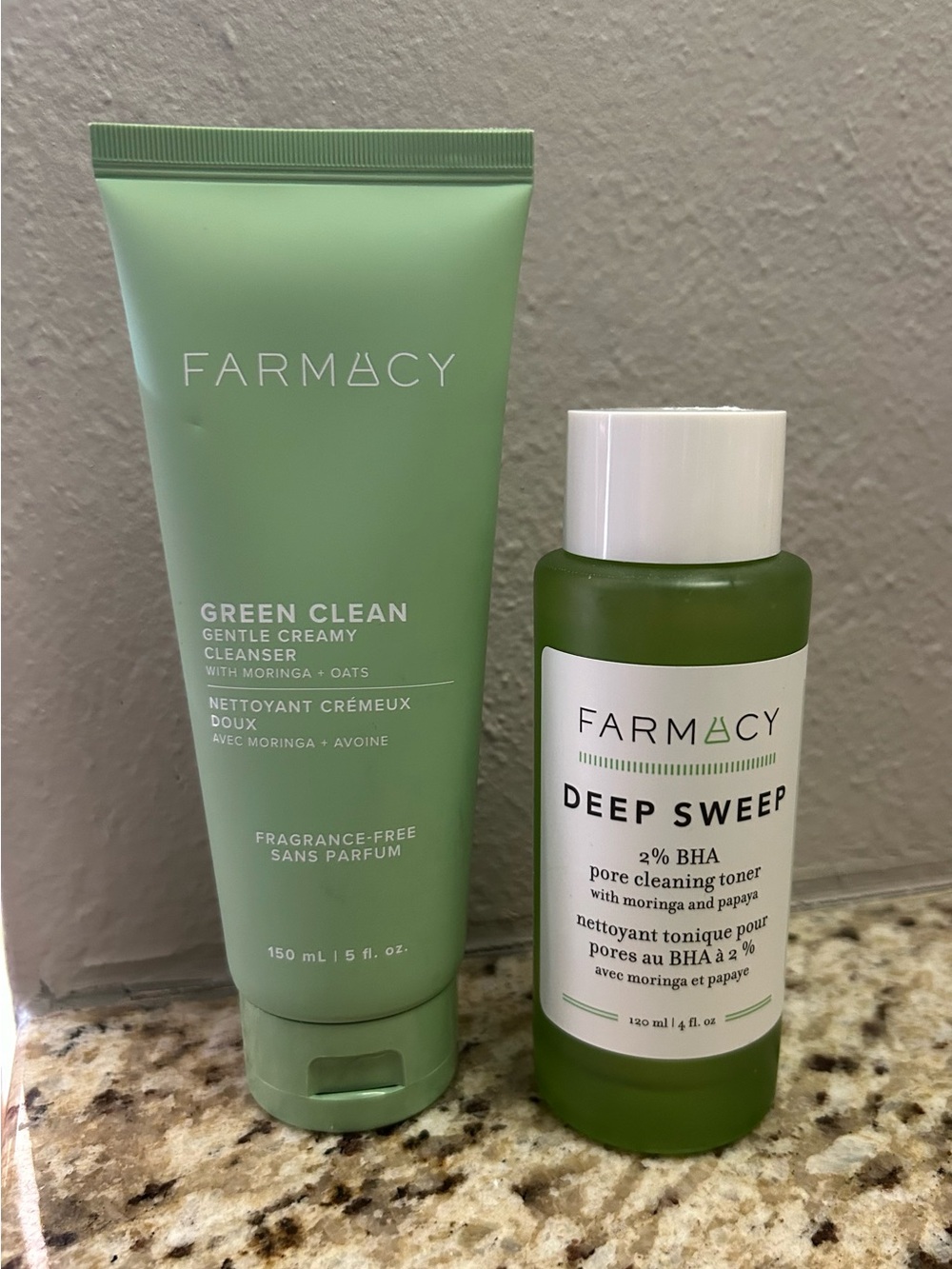Farmacy Bundle - Green Clean Cleanser & Deep Sweep Toner